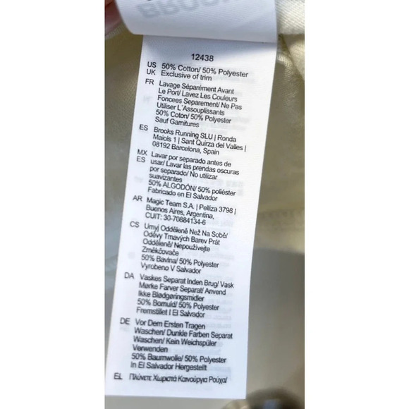 Brooks Womens Size XL Distance Tank 2.0 Mist Ochre Sunrise Scenic NEW - Picture 8 of 12